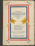 716263 Voorzijde van een brochure met ‘Vondsten Instrumenten Stellingen Publicaties’ van Dr. H.A. Naber, Hoorn ...